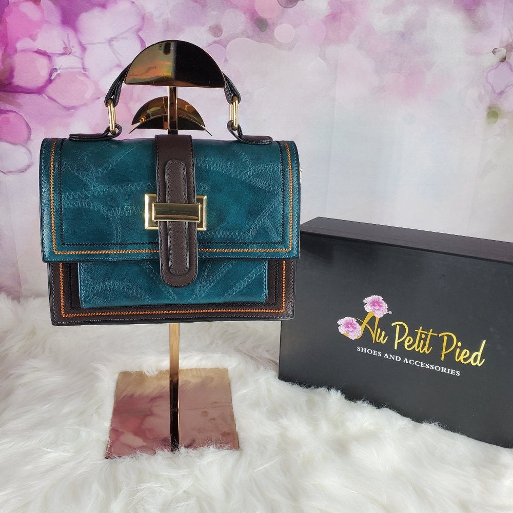 Korean retro bag (blue)